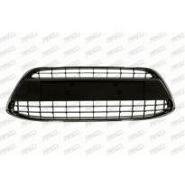 Rejilla Central Paragolpes Delantero Negra Con Moldura Cromada Ford Fiesta 2008-&gt;