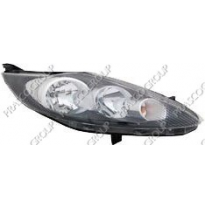 Optica Dcha Mod.H7+h1 Elect.-C/Motor-Negra