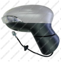 Retrovisor Dch Para Pintar Calefactado Con Sensor De Temperatura Asferico Cromado Con Luz De Cortesia