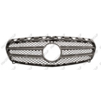 Rejilla-Negra Con Moldura Silver/Gris