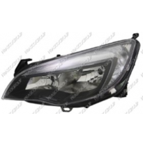 Optica Izda  H7+h7 Electrica-C/Motor Negra