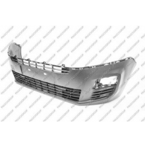 Paragolpes Delantero-Negro/Granulado-Con Tapagancho-Mod. Van Citroen Berlingo 2018-&gt;