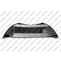 Rejilla Central Paragolpes Delantero-Negra/Brillante-Con Tapagancho Toyota Yaris 2017-&gt;