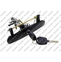 Maneta Exterior Porton Trasero-Negra-Con Llave Volkswagen Polo 2009-&gt;