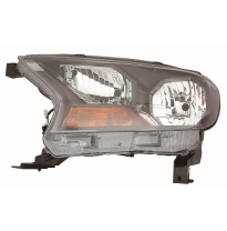 Ford Ranger 16-*Faro Izq Manual/Electrico Interior Negro H7/Hb3