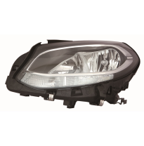 Mercedes B W246 14-*Faro Izq Con Regulacion Electrica Con Motor Interior Negro H7/H7/Led