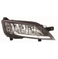 Peugeot Boxer 14-*Faro Dch Con Regulacion Electrica Con Motor Interior Negro H7/H7/Led