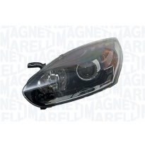 Renault Megane 14-*Faro Izq H7 Interior Negro(Magneti Marelli)