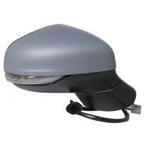 Ford Fiesta 17-*Retrovisor Dch Electrico Para Pintar Convexo Calefactado Con Intermitente 6pin