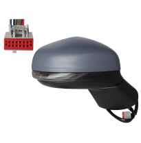 FORD PUMA 2019.09-*RETROVISOR DCH ELECTRICO TERMICO PARA PINTAR CONVEXO CON PILOTO 6PIN