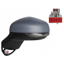 FORD PUMA 2019.09-*RETROVISOR IZQ ELECTRICO TERMICO PARA PINTAR CONVEXO CON PILOTO 6PIN