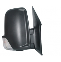 Mercedes Sprinter/Lt/Crafter 09-*Retrovisor Dch Manual Con Piloto Convexo(Brazo Corto)2pin