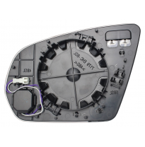 MERCEDES B W247 2018.10-*CRISTAL RETROVISOR IZQ ASFERICO TERMICO CON SENSOR ANGULO MUERTO 4PINS