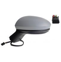 Renault Clio V 2019.06-*Retrovisor Izq Electrico Para Pintar Termico Asferico Abatible Electricamente Con Piloto 10pin