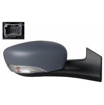 RENAULT ZOE 2019.08-*RETROVISOR DCH ELECTRICO CONVEXO TERMICO PARA PINTAR CON PILOTO CON SENSOR DE TEMPERATURA 9PINS