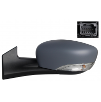 RENAULT ZOE 2019.08-*RETROVISOR IZQ ELECTRICO CONVEXO TERMICO PARA PINTAR CON PILOTO 7PINS