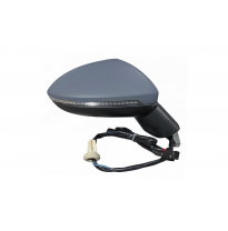 Vw Golf Vii Sw 14-*Retrovisor Dch Electrico Calefactado Abatible Electricamente Con Piloto  Para Pintar Convexo 10pin