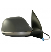 Vw Amarok 10-*Retrovisor Dch Electrico Calefactado Para Pintar Convexo Con Antena Base Cromada