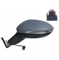 VW GOLF VIII 2019.07-*RETROVISOR IZQ ELECTRICO TERMICO ASFERICO CON PILOTO 6PIN