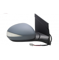 Retrovisor Dch Electrico - Abatible Electricamente - Convexo Termico Imprimado - Con Piloto - 9 Pines 3/5 Puertas