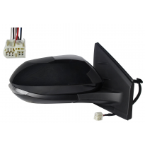 TOYOTA YARIS 5P 2020.02-*RETROVISOR DCH ELECTRICO PARA PINTAR CONVEXO TERMICO CON PILOTO 6PIN