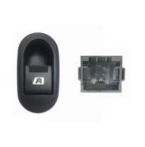 Citroen C2/C3/1007 02-*Boton Elevalunas Delanter. Izq Con Sistema Confort 4pin