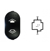 Ford Focus 98-*Boton Elevalunas Delantero  Dch+tr Dch/Izq Con Sistema Confort 4pin