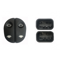 Ford Fiesta/Ka/Puma 96/99/02-*Interruptor Puerta Delantero  Izq (2 Botones) 8pin