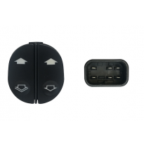 Ford Fiesta 05-*Interruptor Puerta Delantero  Izq(2 Botones) 6pin