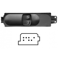 MERCEDES VITO 03-*INTERRUPTOR PUERTA DELANTERA IZQ(2 BOT)7PIN