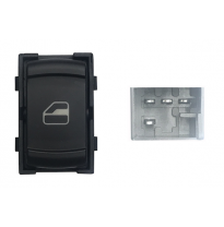 Vw Golf/Passat 97-*Boton Elevalunas Delanter. Dch+traser. Dch/Izq (Negro) 4pin