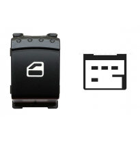 Vw Sharan/Alhambra 2000.04-*Boton Elevalunas Puerta Delanter. Dch+tr Dch/Izq Negro/Blanco 4pin