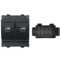 Vw Up 2016-*Interruptor Puerta Delanter. Izq(Negro/Blanco)(2 Botones)8pin