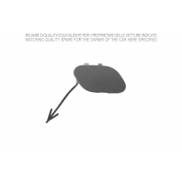 Opel Corsa 15-*Tapa Gancho Remolque Paragolpes Delantero Para Pintar