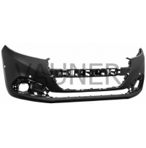 Peugeot 208 15-*Paragolpes Delantero Con Agujeros Para Antiniebla - Para Pintar - Con Agujeros Para Sensor