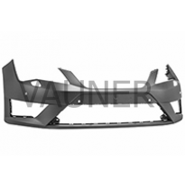 Seat Leon Fr 12-*Paragolpes Delantero Para Pintar Con Agujeros Para Lavafaros Con Agujeros Para Sensores