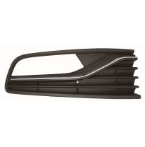 Vw Polo 14-*Rejilla Dch Paragolpes Delantero (Con Agujero Antiniebla Con Moldura Cromada Con Tapa)