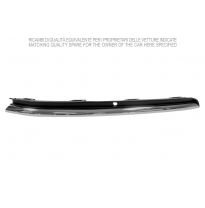 VW GOLF VII 2017.01-*MOLDURA SUPERIOR IZQ NEGRO/CROMADO PARAGOLPES DELANTERO