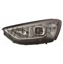 Hyundai Santa Fe 2013-*Faro Izq Con Regulacion Electrica H7/H7(Led)