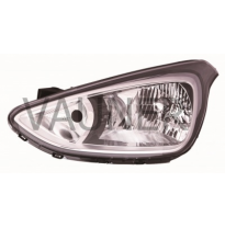 Hyundai I10 13-*Faro Izq Con Regulacion Electrica H4 Interior Negro