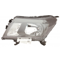 Nissan Navara 14-*Faro Izq Con Regulacion Manual/Electrica Interior Negro H4