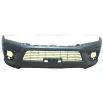 Toyota Hilux 16-*Paragolpes Delantero Negro Con Rejilla Inferior 4wd