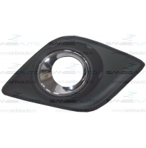 Toyota Hilux 16-*Rejilla Paragolpes Delantero Izq Con Agujero Antiniebla Y Con Aro Cromado