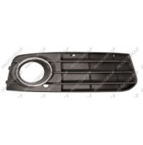 Rejilla Derecha Paragolpes-Negra-Con Agujero Antiniebla-Con Marco Cromado