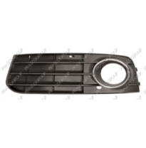 Rejilla Izquierda Paragolpes-Negra-Con Agujero Antiniebla-Con Marco Cromado