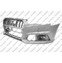 Paragolpes Delantero Imprimado Con Agujeros Sensores Aparcamiento + Soportes Con Agujeros Lavafaros Y Tapas - Con Tapagancho