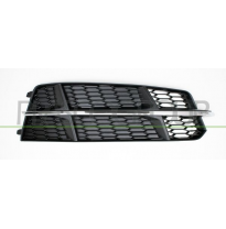 REJILLA DERECHA PARAGOLPES-NEGRA-CON MOLDURA CROMADA MOD. S-LINE