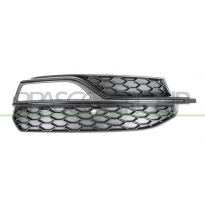 REJILLA DERECHA PARAGOLPES-NEGRA-CON AGUJEROS ANTINIEBLA-CON MOLDURA NEGRA BRILLANTE-ABIERTA MOD. S-LINE MOD. 4 PUERTAS/CABRIO -