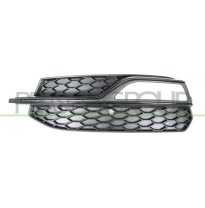 REJILLA IZQUIERDA PARAGOLPES-NEGRA-CON AGUJEROS ANTINIEBLA-CON MOLDURA NEGRA BRILLANTE-ABIERTA MOD. S-LINE MOD. 4 PUERTAS/CABRIO