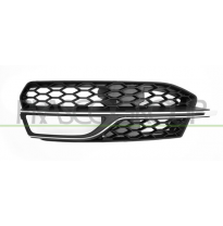 REJILLA IZQUIERDA PARAGOLPES DELANTERO-CON AGUJERO ANTINIEBLA-CON MOLDURA PLATA-ABIERTA MOD. S3